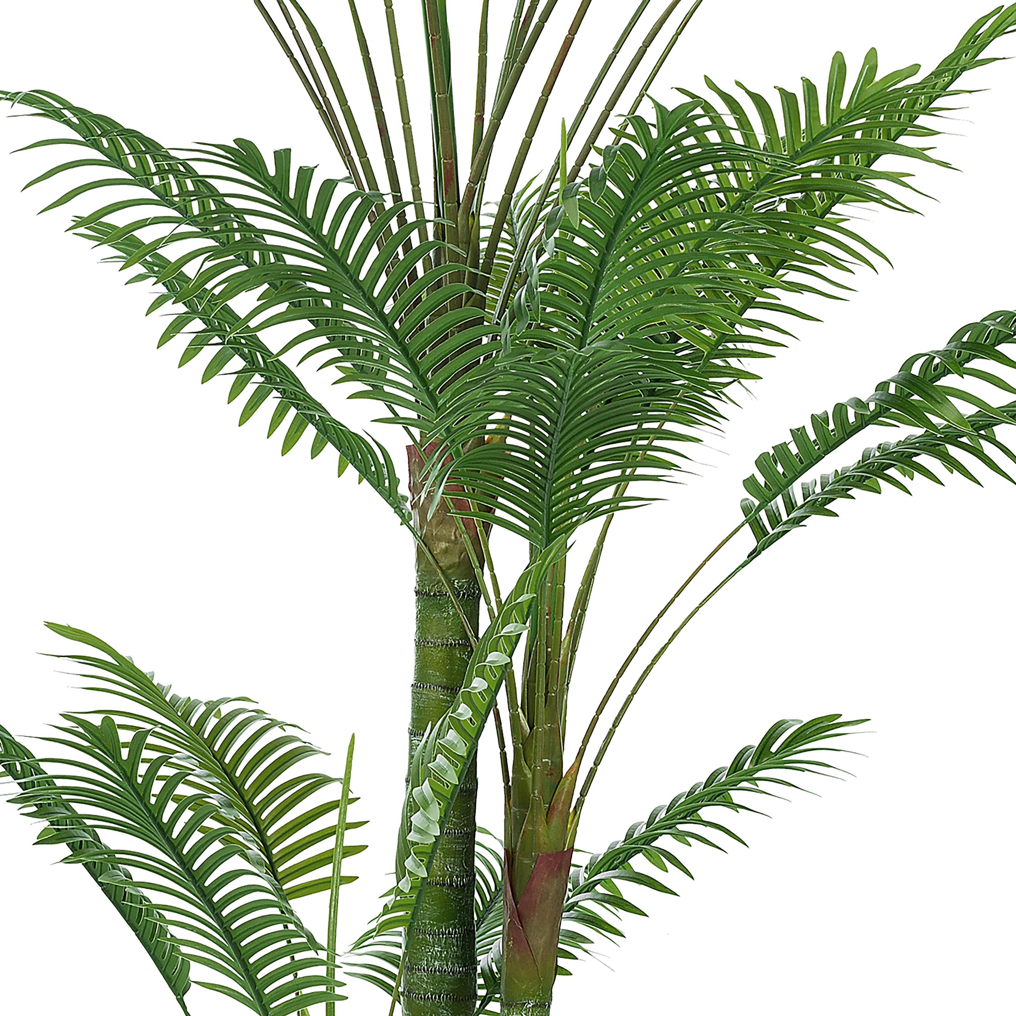 Artificial Palm Tree Large Faux Potted Tropical Plant for Indoor or Outdoor Decoration (Set of